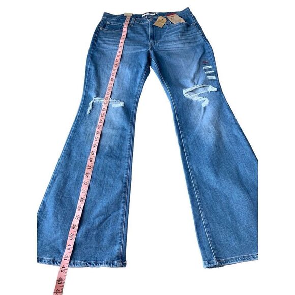 LEVI'S Women's 726 High Rise Slim Fit Flare Jeans - Picture 7 of 10